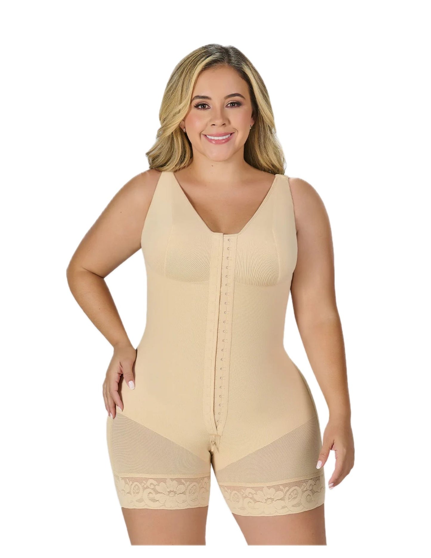 Faja Corta con Espalda y Sisa Cubierta