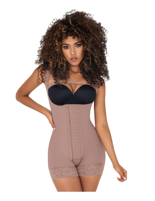 Faja Short BROCHES ESPALDA ALTA TIRA ANCHA