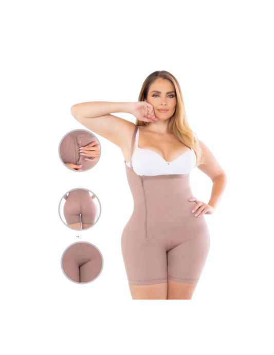 Faja Postquirúrgica Media Pierna con Cierre Lateral | Fajate